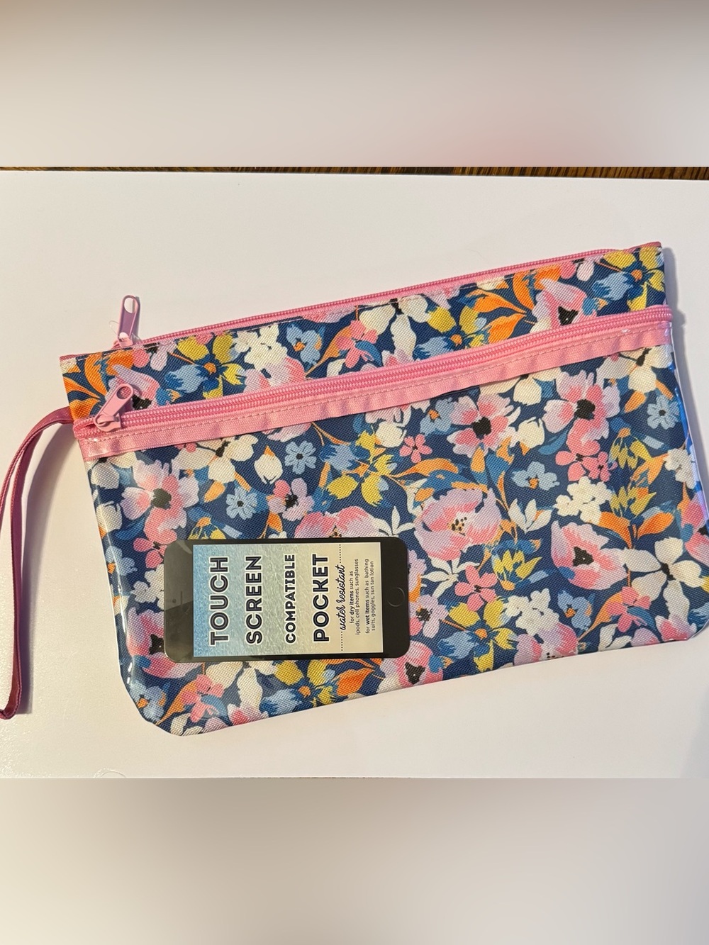 Wet/Dry Floral Pouch